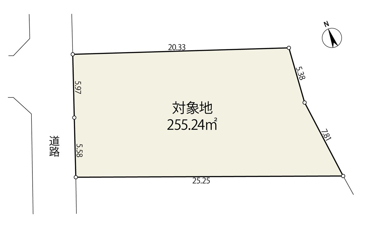 高田東敷地図